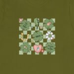 Checkered NICU St Patrick's Day T-Shirt - Image 6